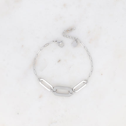 Bracelet - 3 maillons ovales