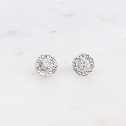 Boucles puces Faisca - roue étoilée et oxydes de zirconium