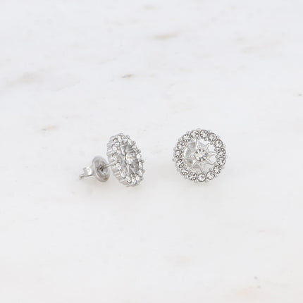 Boucles puces Faisca - roue étoilée et oxydes de zirconium