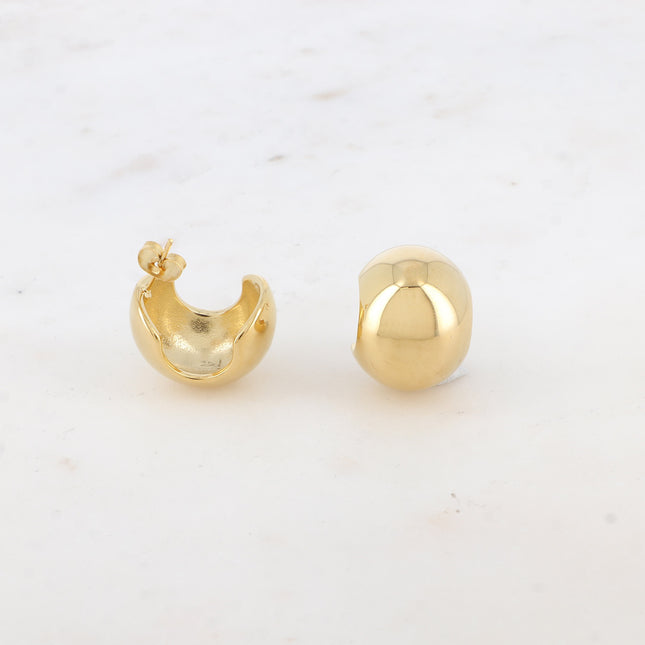 Creoles - thick ring