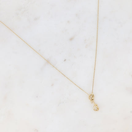 Collier en Y Lésina - double noeud