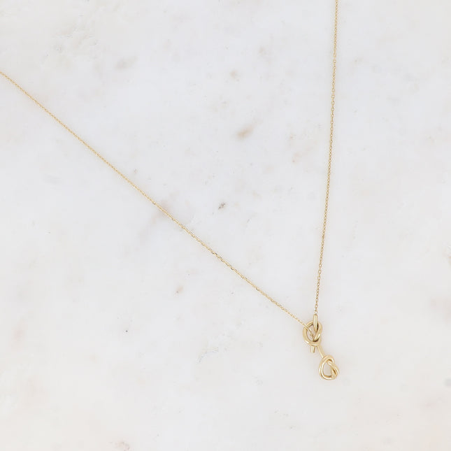 Lesina Y-necklace - double knot