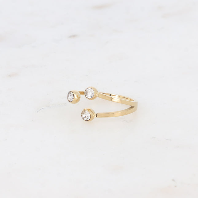 Ring - 3 crystals