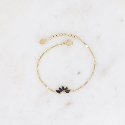 Bracelet - feuillage cristal