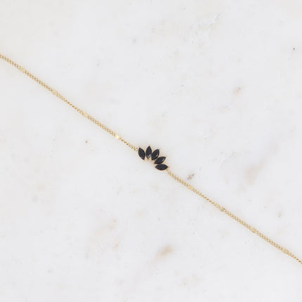 Bracelet - feuillage cristal