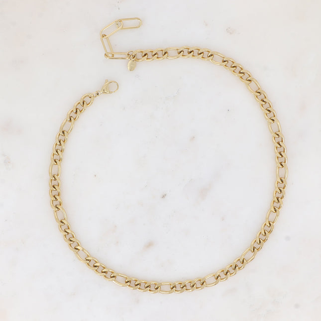 Figaro chain necklace - 43+5CM