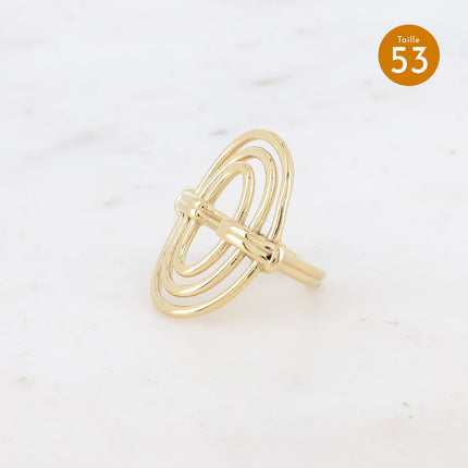 Bague - double anneau ajouré