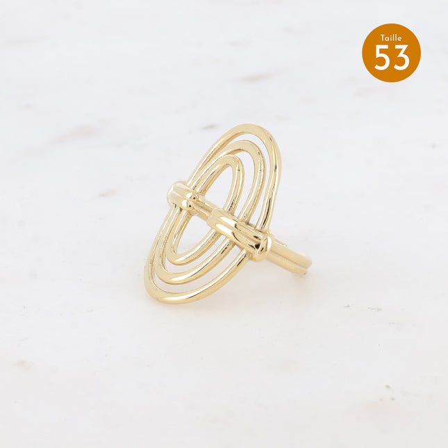 Bague - double anneau ajouré