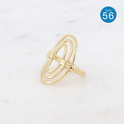 Bague - double anneau ajouré