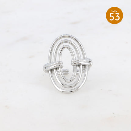 Bague - double anneau ajouré