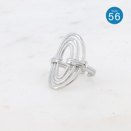 Bague - double anneau ajouré