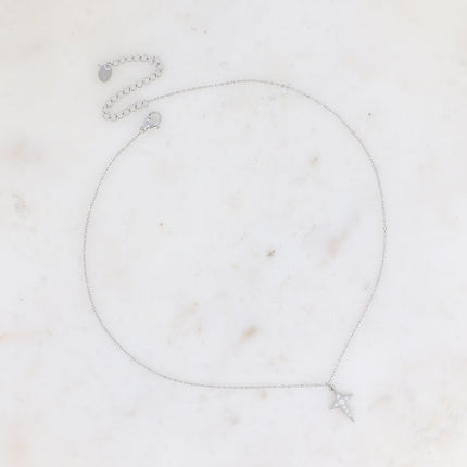 Collier - étoile et oxydes de zirconium