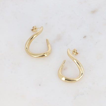 Boucles puces - ligne courbe