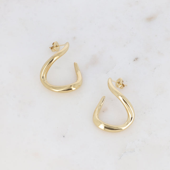 Boucles puces - ligne courbe