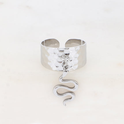 Bague à pampille - serpent