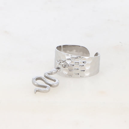 Bague à pampille - serpent
