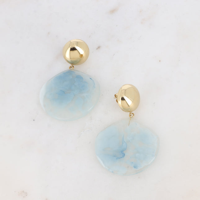 Boucles pendantes Yson - acétate coloré