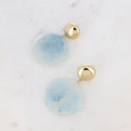 Boucles pendantes Yson - acétate coloré