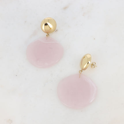 Boucles pendantes Yson - acétate coloré