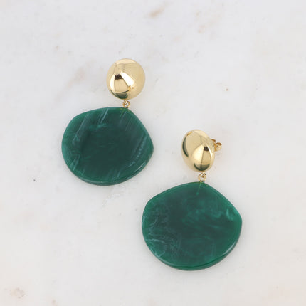 Boucles pendantes Yson - acétate coloré