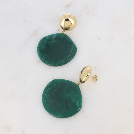 Boucles pendantes Yson - acétate coloré