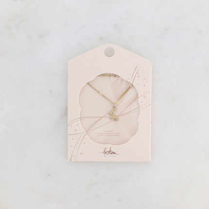 Collier Savina - papillon texturé