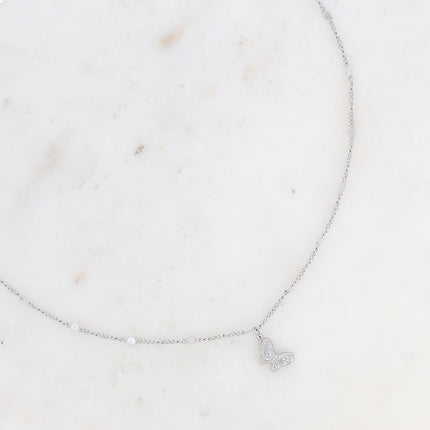 Collier Savina - papillon texturé