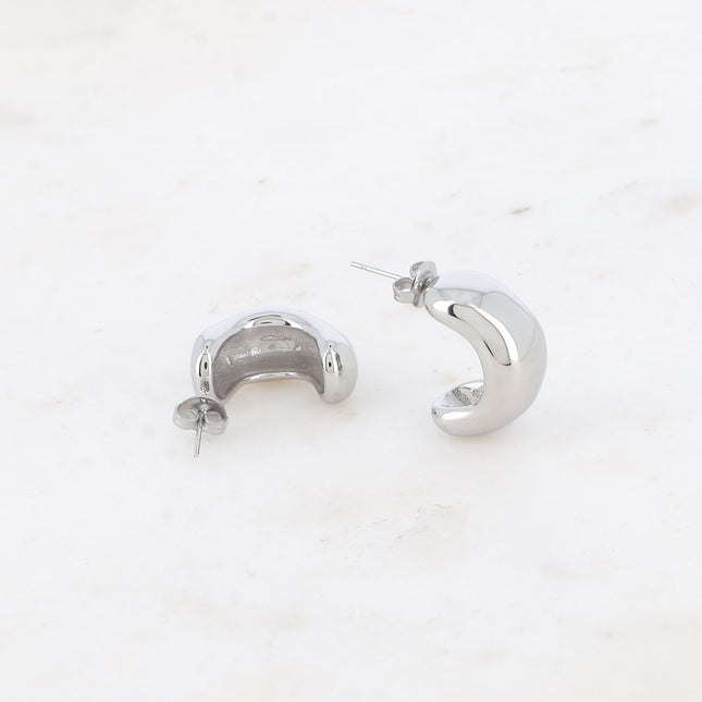 Calypso Half-Hoop Earrings - Wavy