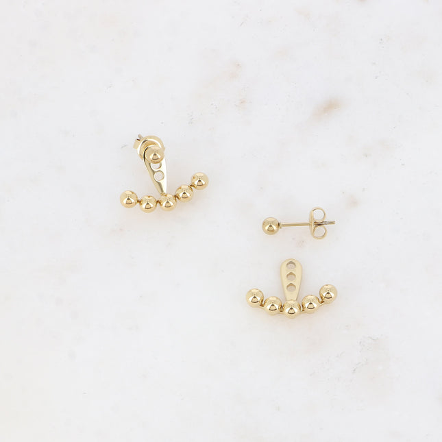 Boucles puces - boules avec pièce interchangeable