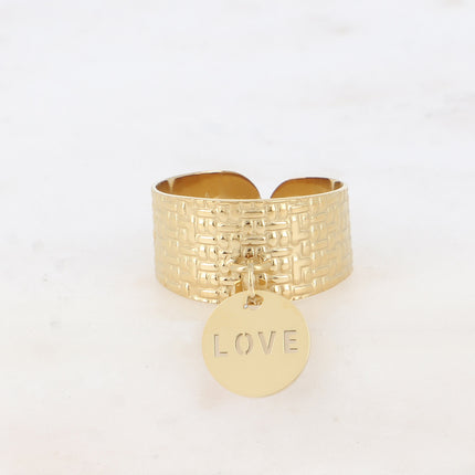 Bague - pampille LOVE