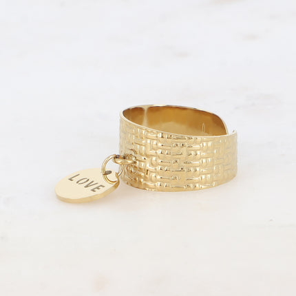 Bague - pampille LOVE