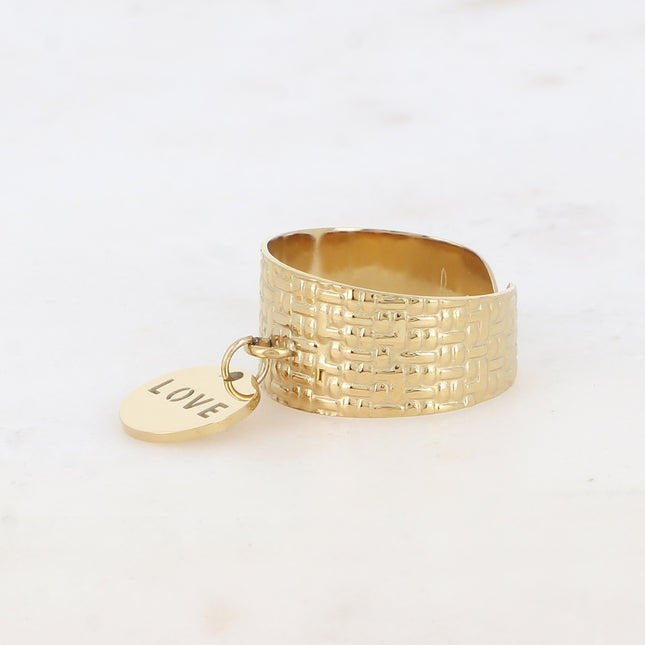 Bague - pampille LOVE