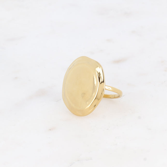 Sileas Ring - Hammered Round
