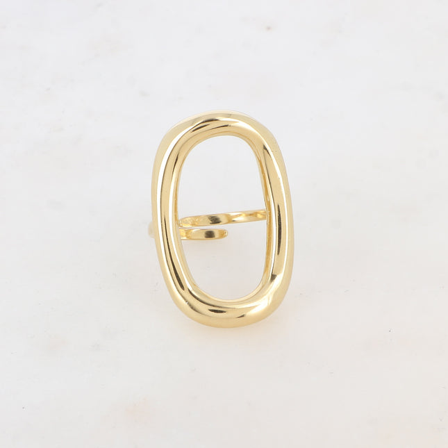 Bague Prune - rectangle ajouré