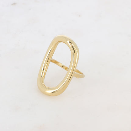 Bague Prune - rectangle ajouré