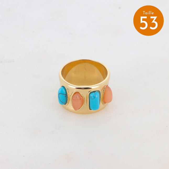 Bague Océa - 4 pierres naturelles