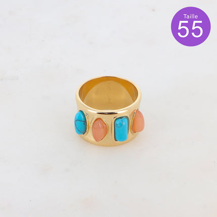 Bague Océa - 4 pierres naturelles