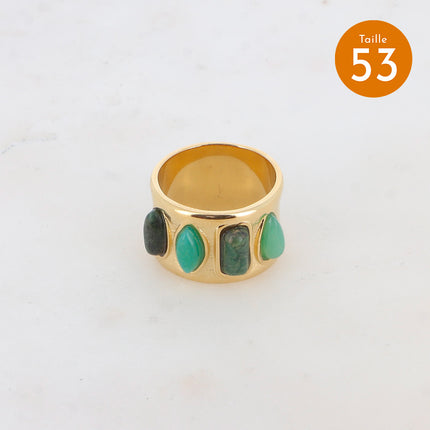 Bague Océa - 4 pierres naturelles
