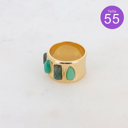 Bague Océa - 4 pierres naturelles