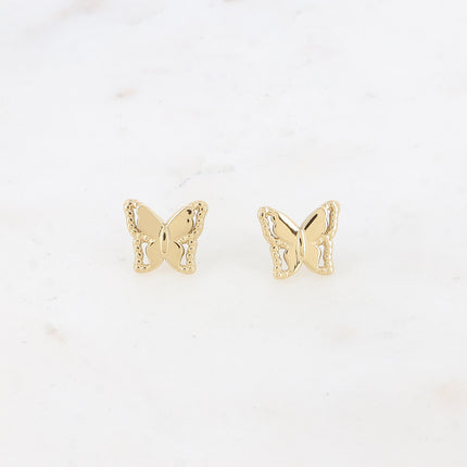 Boucles puces Kani - papillon
