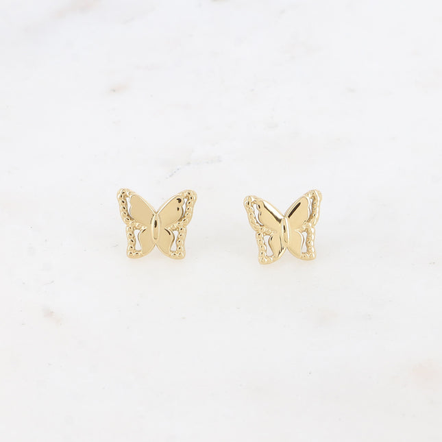 Boucles puces Kani - papillon