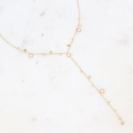 Collier Khalissa Y - cristaux Swarovski® PP20