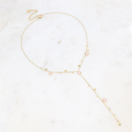 Collier Khalissa Y - cristaux Swarovski® PP20