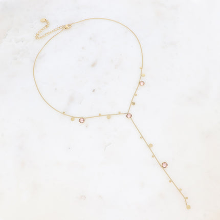 Collier Khalissa Y - cristaux Swarovski® PP20
