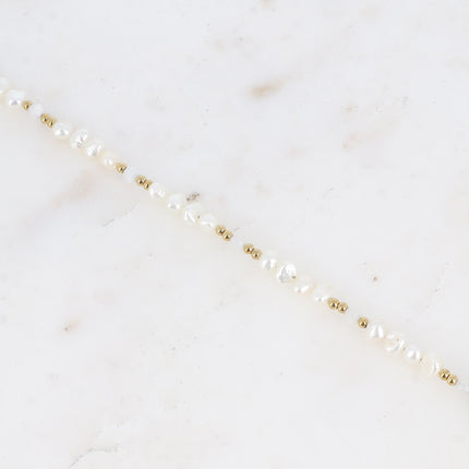 Bracelet Galice - perles, pierres naturelles et perles d'eau douce
