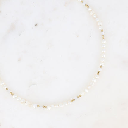 Collier Galice - perles, pierres naturelles et perles d'eau douce