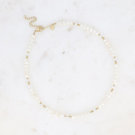 Collier Galice - perles, pierres naturelles et perles d'eau douce