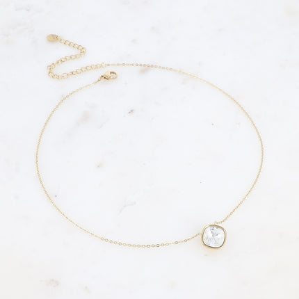 Collier Léa - cristaux 10mm