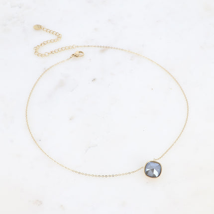 Collier Léa - cristaux 10mm
