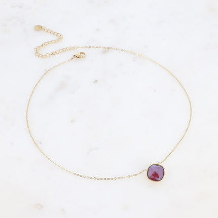Collier Léa - cristaux 10mm